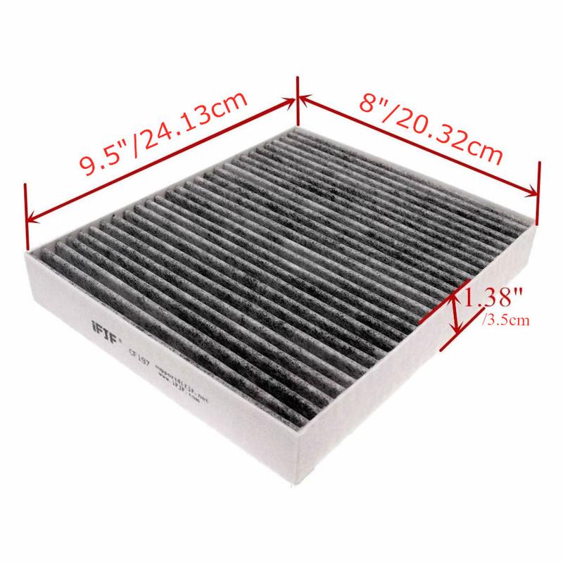 CF197 Cabin Air Filter for BUICK ENCORE CHEVROLET SONIC 1.4T SPARK EV CASCADA 1.6T LACROSSE 3.6L V6 2012-