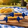 Eco-friendly Corn Forks Dinosaur Holders, Durable 3D Printing Lightweight Sturdy Prongs, Fun Holders Fork, for Hot BBQ Party Dining Table Accessories