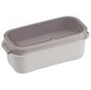 Skater Bento Integrated Easy To Dishwasher and Microwave Made In Sand Box, 2-Tier, 570ml, Gasket, Clean, Safe, Japan, White, PALB6-A