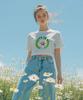 ONEHUNDREDPERCENT FOR WOMAN Ohpxgoodd Simple Beauty Women Crop Short Sleeve Tee