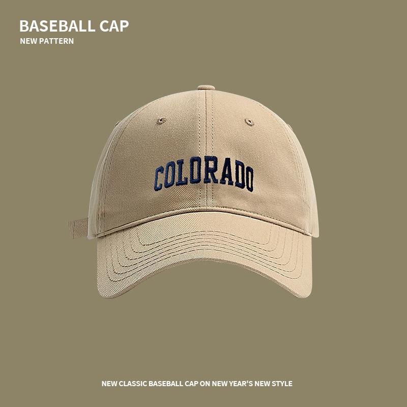 Baseball Cap Women's Spring and Summer Deep Top Wide Brim Big Head Circumference Peaked Cap Couple Versatile Trendy Face Small Sun Protection Visor