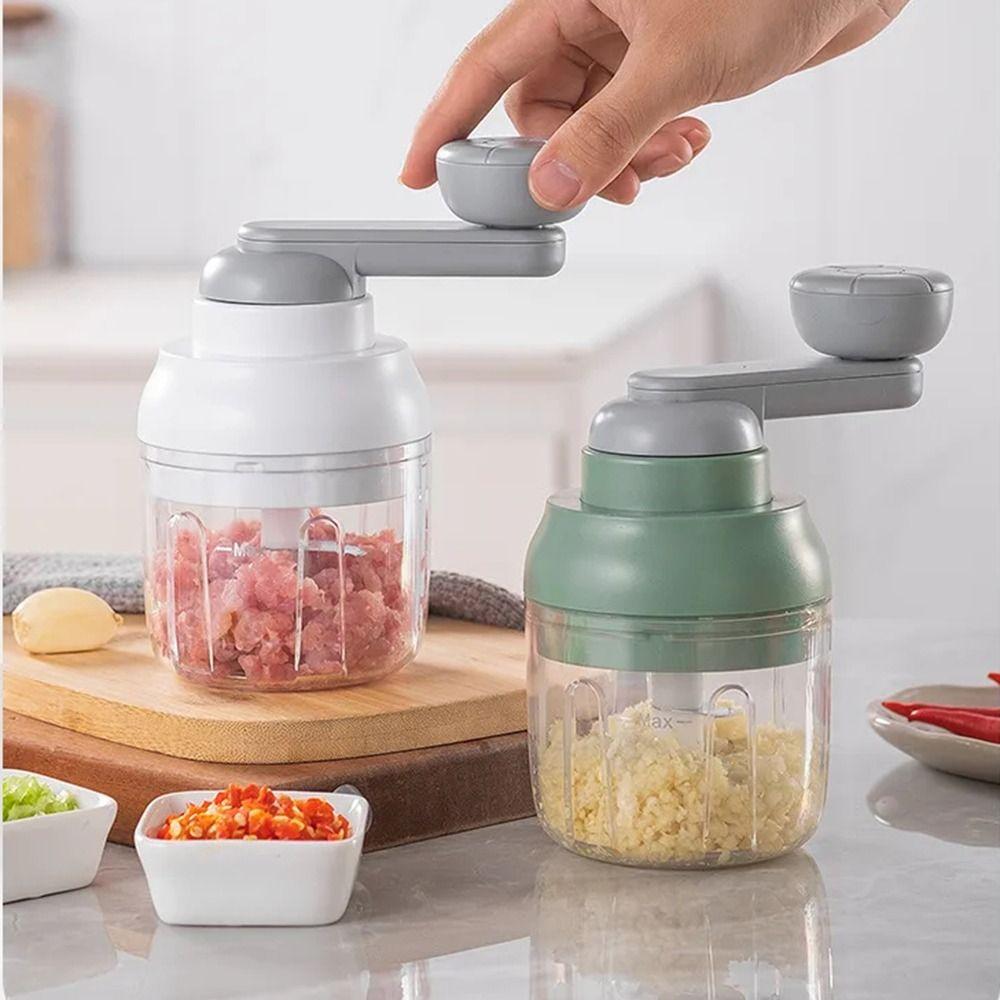Multifunctional Vegetable Mincer 250ML Capacity Onion Cutter Manual Garlic Chopper Kitchen Use