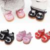 Multiple Styles Doll Shoes Hand-made Leather Shoes Mini Doll Clothes  for 10CM Cotton Doll