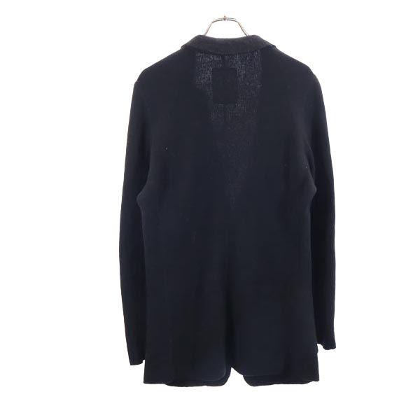 MASAHIRO MARUYAMA wool blend knit cardigan 46 black Men's Used
