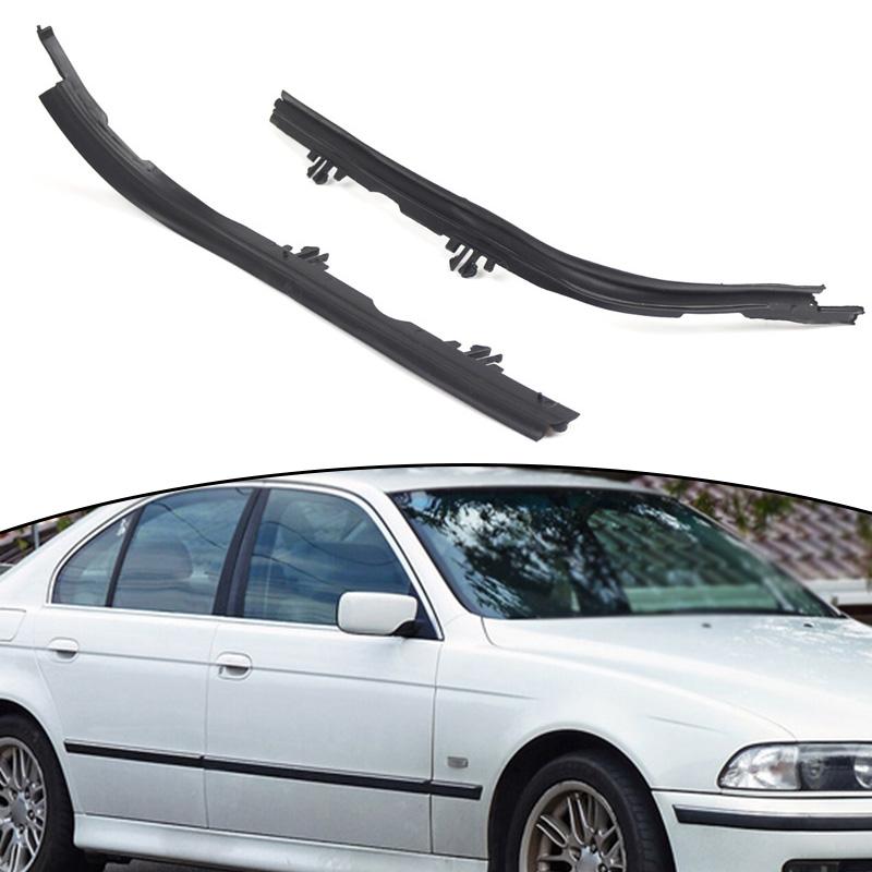 1 par de tiras de sellado para faros delanteros de coche para BMW Serie 5 E39 1996-2000, pre-facelift, junta de faro superior, tira de moldura.