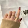 The Tide Cool Ring Set Female Korean Ring Ring Net Red Jewelry Not Fade Color Ring Cold Wind Hip Hop Index Finger Ring