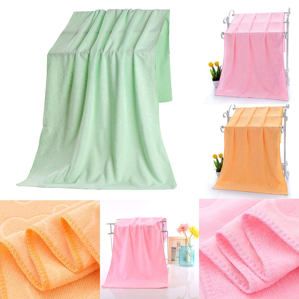 140*70cm Microfiber Towel Bath Beach Camping Swimming Drying Washcloth Shower