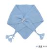 Knitted Wool Blend Scarf - Luxurious Cashmere Feel Triangle Shawl Women Thick Warm Winter Accessory