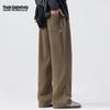 Men's Loose Straight Leg Drawstring Casual Pants