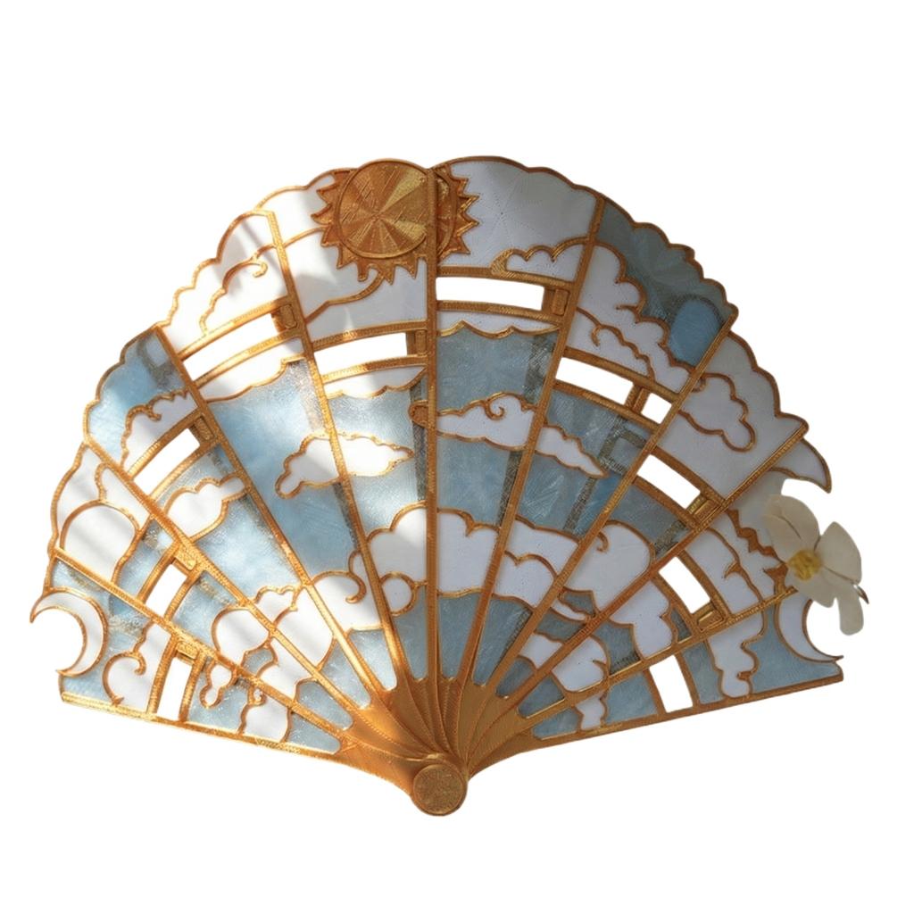 Folding Fan, Cultural And Creative Gift, Home Decoration, Handicraft, Party Prop, Fan