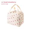 Cute Floral Printed Food Handbags Portable Thermal Lunch Bag Durable Waterproof Office Cooler Ice Insulated Case Camping Ins Bag