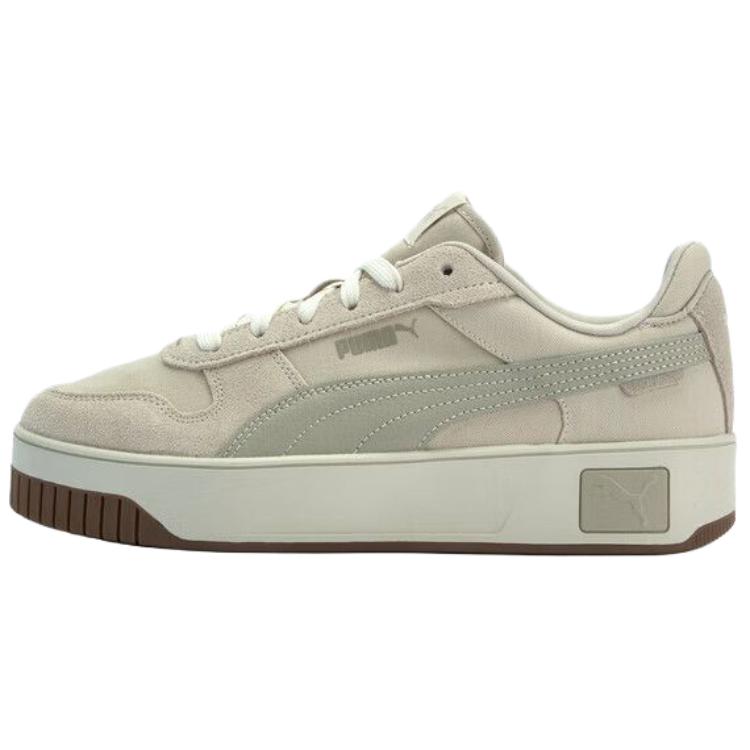 Puma Carina Street Canvas Retro Casual Low-Top Sneakers Women Sneakers Snow-White 405812-01