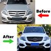 Front Bumper Grille Grills For Mercedes-Benz GLK Class X204 GLK260 GLK300 GLK350 2013 2014 2015 Facelift ABS Racing Grill