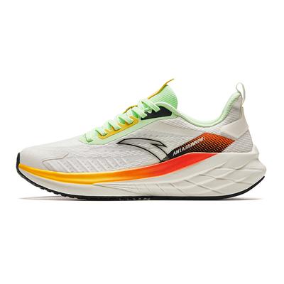 Lightweight Shock Absorbing Non-Slip Breathable Durable Low-Top Running Shoes Men Sneaker White Green Black 912425502-4