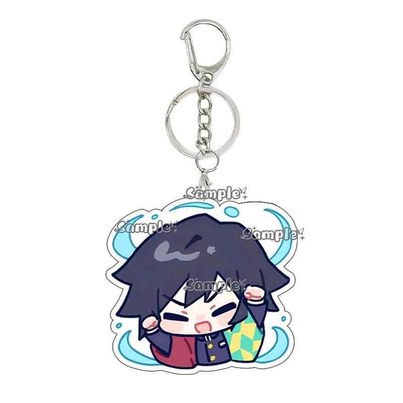 Cartoon Tsuyuri Kanawo Shinobu Excitement Fashion Anime Characters Acrylic Keychain Decor Charm Ornaments Car Key Ring Gifts Toy