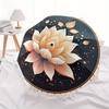 Elegant Lotus Flower Mandala Wall Art DecorUmbrellaPortable 3-Fold Compact Umbrella for Men & Women Gift
