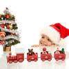 Christmas Decorations Christmas Wood Small Train Children Kindergarten Festive