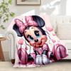 1pc Cover Blanket - Cute Mickey and Minnie design, perfect for bedding small quilt, sofa blanket, gift idea, home decoration, cozy warm plush fabric