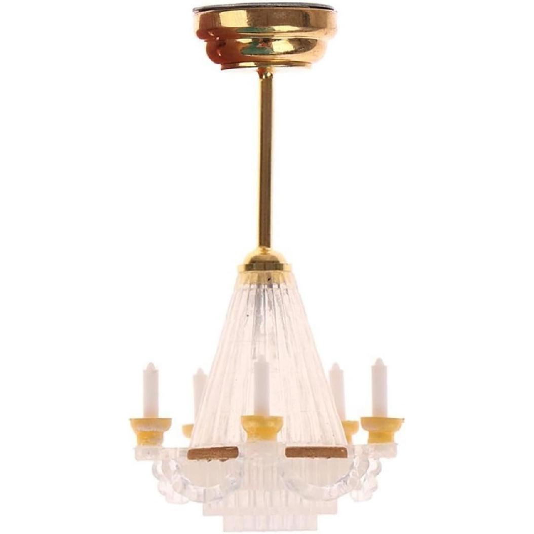 Люстры для кукольного домика LUOZZY - Миниатюрные светодиодные люстры для кукольного домика