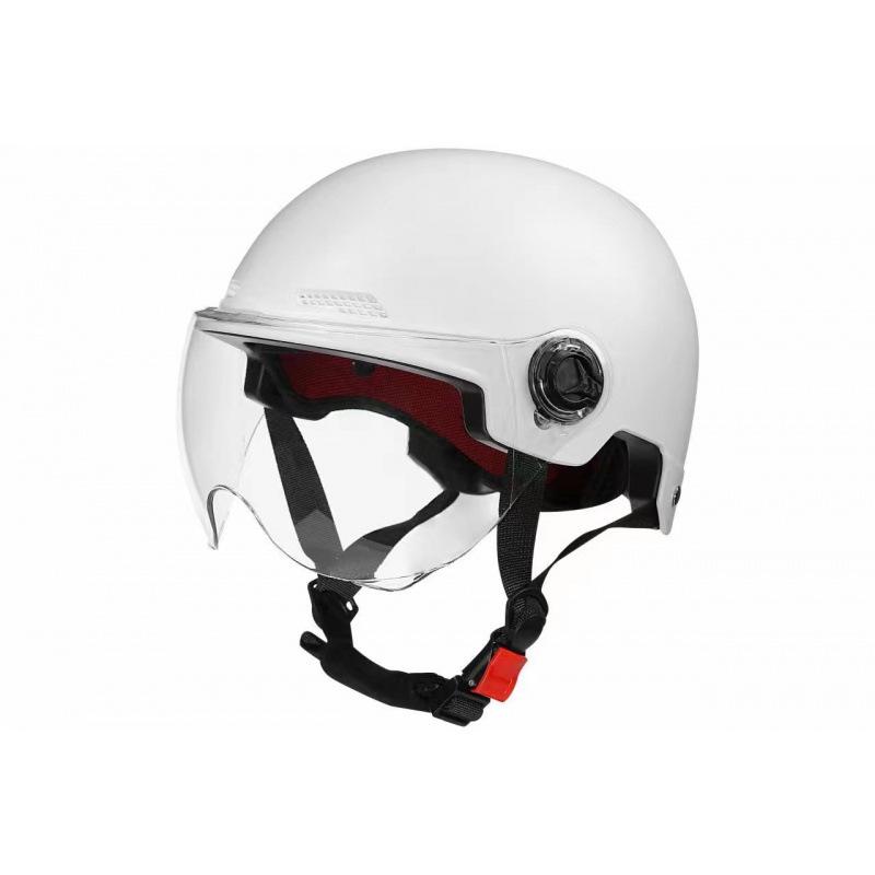 Universal Men s Motorcycle Half Helmet, 3C Certified, Multi-Season Safety Helmet Tinted Sunshade Short Visor 3C Certified