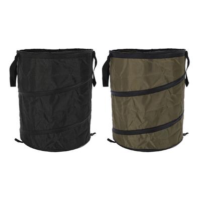 37L Medium Size Camping Trash Can Folding Storage Bin Portable Trash Can for Picnic Camping Outdoor 