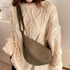 Casual Hobos Crossbody Bag Solid Color Large Capacity Women's Dumpling Bag Shoulder Bag Ladies Daily Travel Messenger Handbags