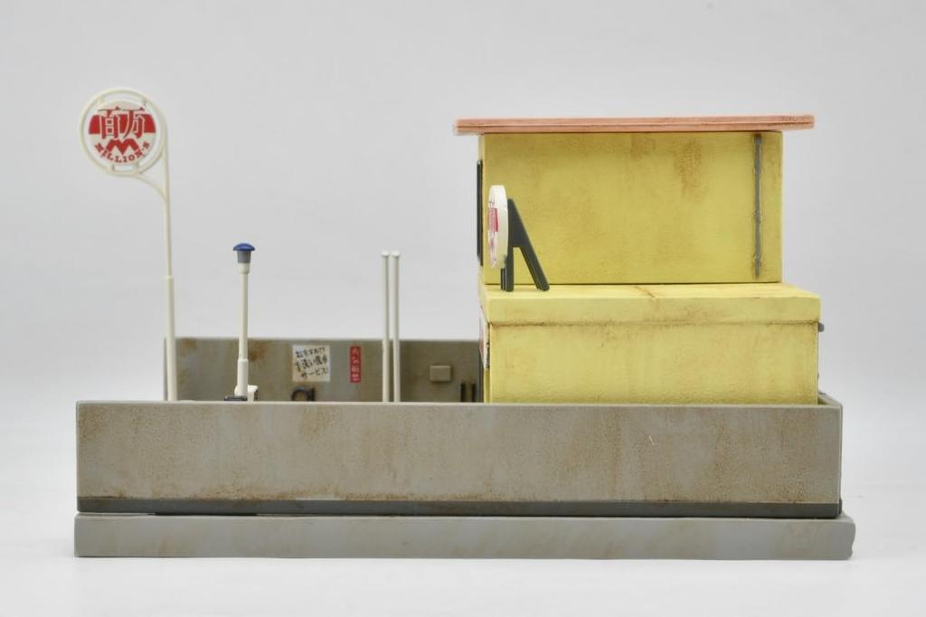 TOMYTEC Building Collection 183 Closed Gas Station A Diorama Supplies