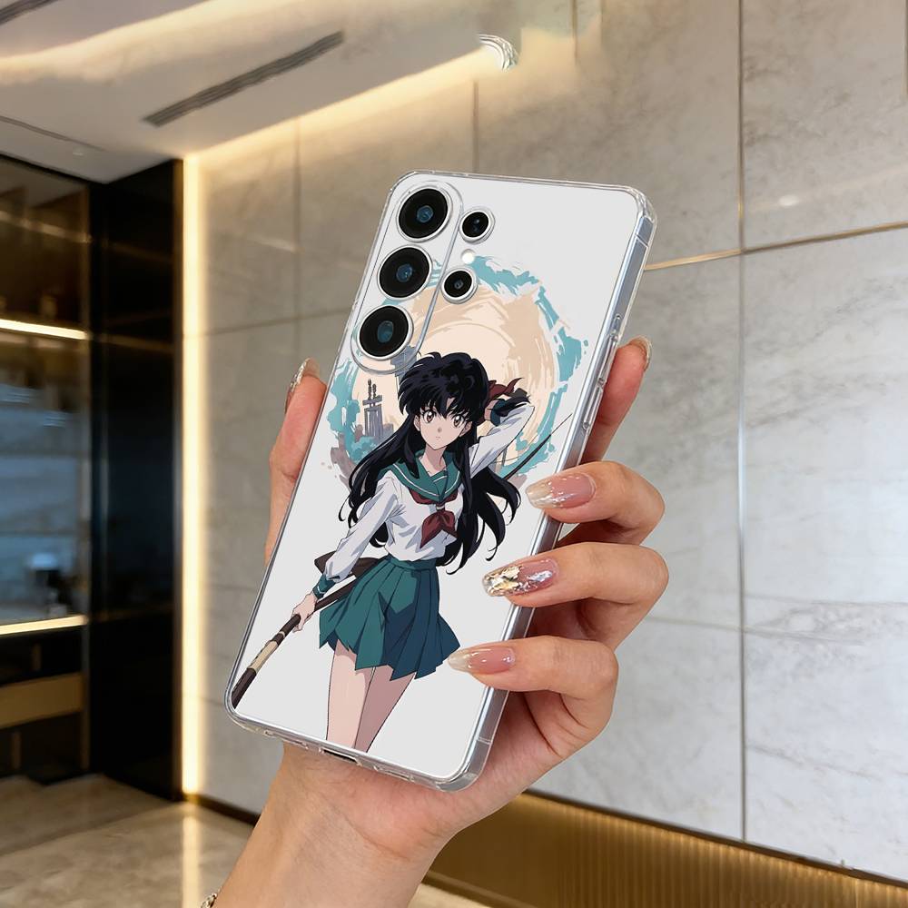 L-L-Inuyasha Phone Case For Samsung S25,S24,S21,S22,S23,S30,Ultra,S20,Plus,Fe,Lite Transparent Cover