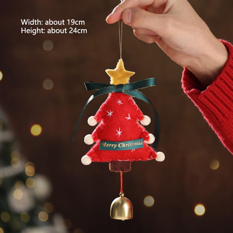 Christmas Decorations Wooden Snowmen Santa Claus Reindeer Door Hanging Ornament XmasTree Indoor Scene Layout Home New Year Decor