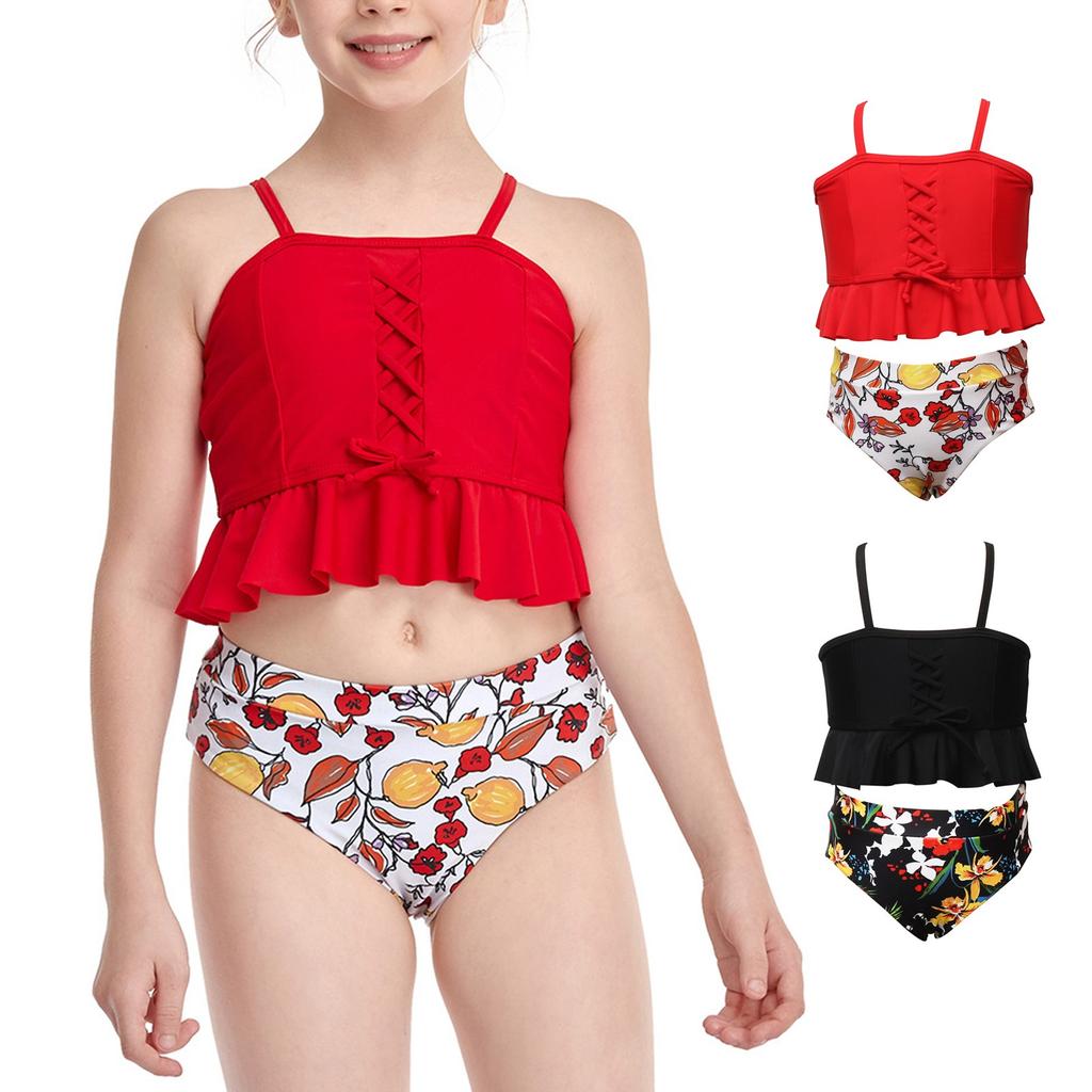 Summer Girls' One-Piece Swimsuit -Swimwear