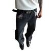 American Retro Jeans Men's Spring and Autumn New Trendy Brand Loose Wide Legs Ins High Street Straight Trousers