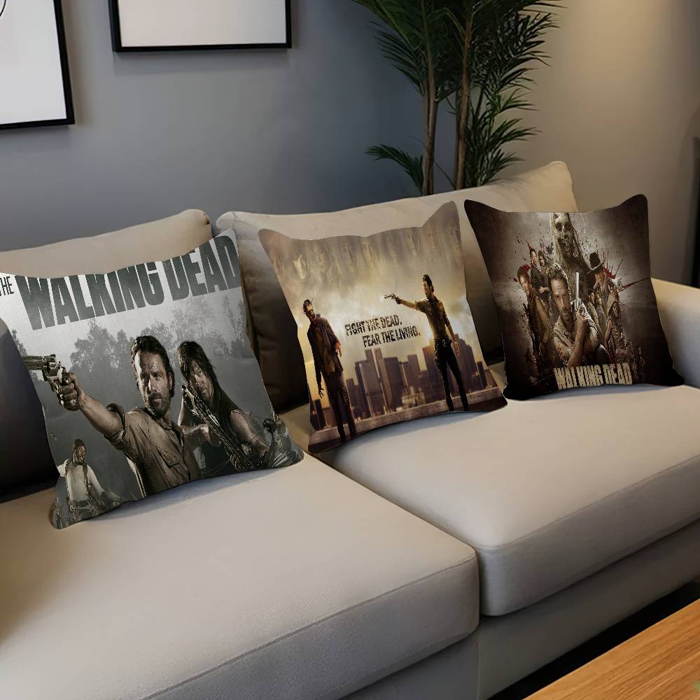 The W-Walking Dead Personalized picture text home decorative pillows Household Gifts 45x45cm