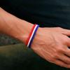 Herren Seilarmband Silberfarbe Doppelte Sicherheitsverschluss Outdoor Abenteuer Überlebensarmband Geschenk für Freund Strand Surf Schmuck