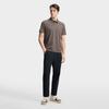 Fila F.C. Classic Minimalist Basic Casual Light Business Versatile Comfortable Knitted Short Sleeve Polo Shirt Men Tops Light-Brown F11M621103FBN