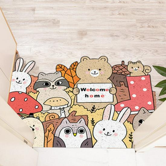 Cartoon Absorbent Bathroom Door Mat