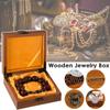 Wooden Buddha Bead Bracelet Jewelry Storage Box Necklace Pendant Ring Box Jewelry Jade Packaging Display Gift Jewelry Box