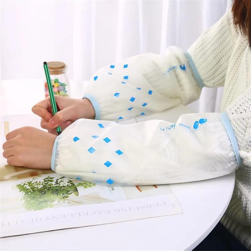 

Водонепроницаемая печать Прозрачная манжета Длинные нарукавники Дополнительные противообрастающие защитные рукава Товары для уборки дома синий