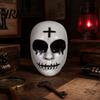 Klare Sicht Halloween Gesichtsmaske Gruselig für Erwachsene, Horror Realistisch Cosplay Party Sichtfeld Zubehör, Unheimlich Vollmaske Kostüm,