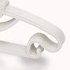 10PCS Kids Storage Hangers Plastic Thicken Bow Knot Coat Drying Hanger for Toddler Baby White