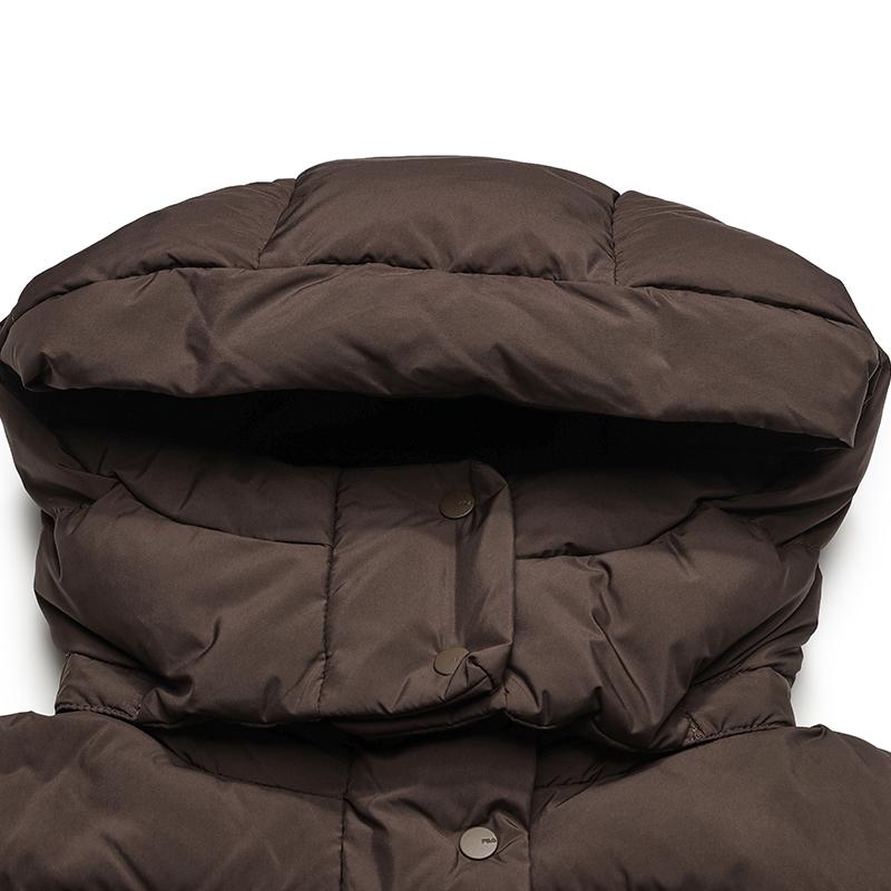 Fila Original Casual Retro Trendy Minimalist Waterproof Stain-Resistant Lightweight Warm Hooded Short Down Vest Women Vest F51W549903FBN