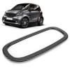 CD-Panel Klimaanlagen-Knopfabdeckung Zierleiste, Carbonfaser-Stil, Ersatz für Smart Fortwo/Forfour 453 2015-2021