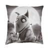 Tim Burton Horror Movie Sparkly Cushion Covers x Velvet Frankenweenie Throw Pillow Case for Sofa Car Square Pillowcase
