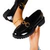 Large size women's spring and autumn new small leather shoes flat shoes single shoes women's shoes