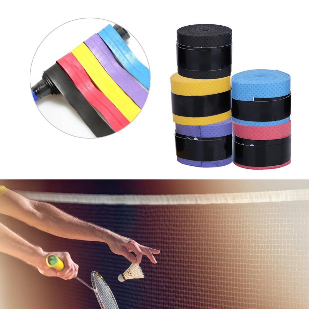 60PCS Soft Badminton Grip Tape Sweat Absorbent Racquet Handle Tape Racket Overgrip Tennis Racquet