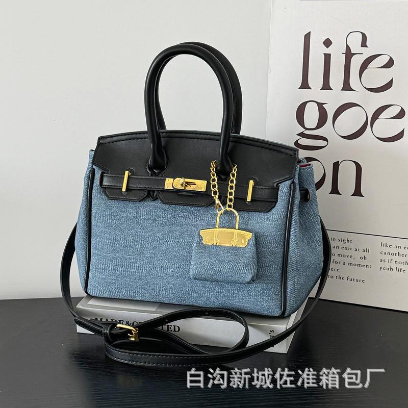 Damentasche große Kapazität neue Mode tragbare Schulter Messenger Platin-Tasche