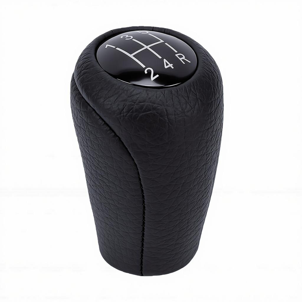 Leather Shifter Lever Arm Headball 5 Speed Gear Shift Knob Replacement for Mazda 3 BK BL 5 CR CW