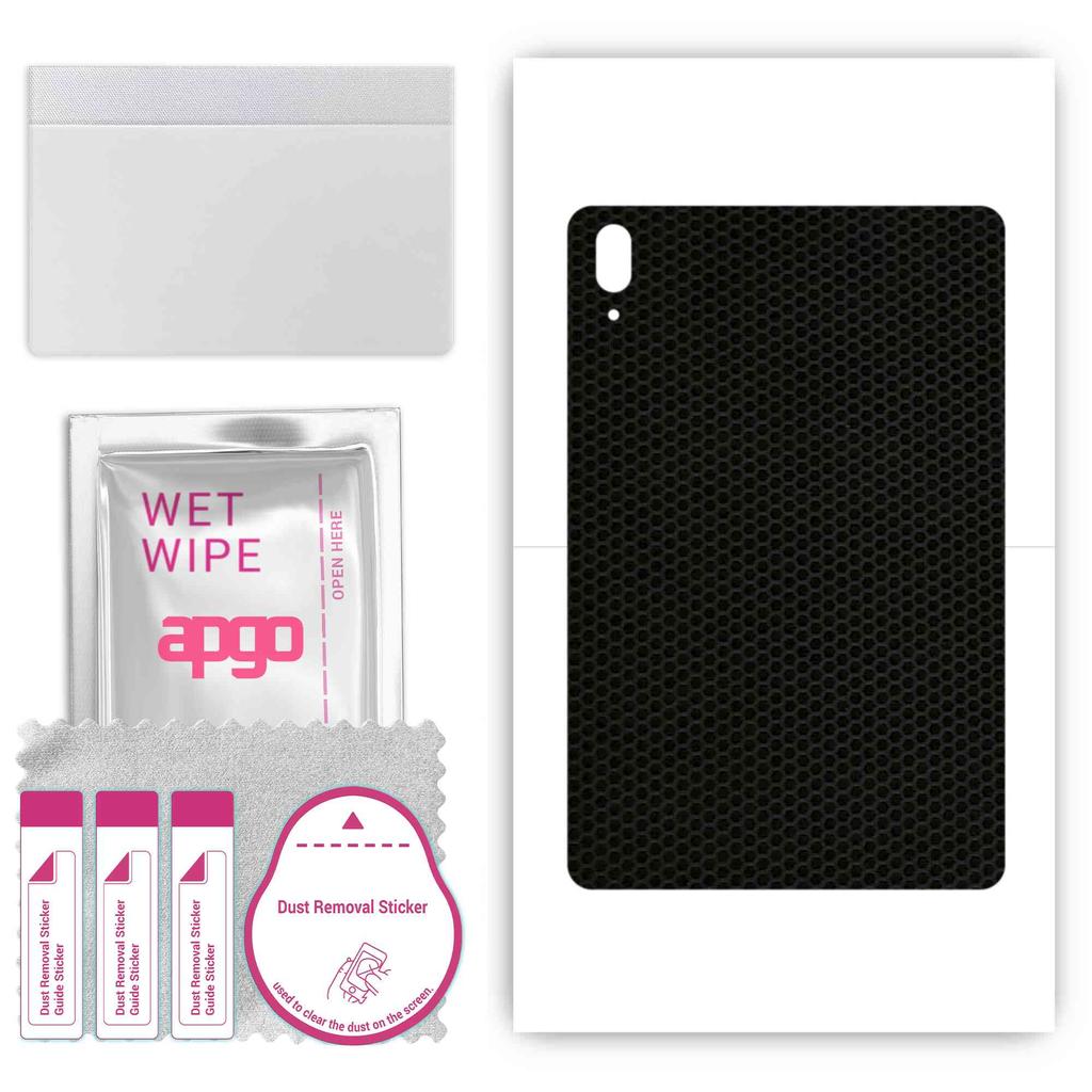 apgo skin sticker film foil vinyl for the BACK compatible with Lenovo Tab P11 Pro, scratch-resistant, easy to install - Matrix