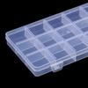 24/15/28 Grids Transparent Plastic Embroidery Floss Storage Box Floss Bobbins Storage Organizer Diy Cross Stitch Sewing Tools