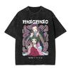 The Apothecary Diaries Maomao Tshirt Anime Printed Washed Oversized T Shirt Men Clothing Summer Short Sleeve Cotton Tees Tops