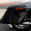 Hard Saddlebags Glossy Luggage Slim for Touring, Road Trips, Riders
